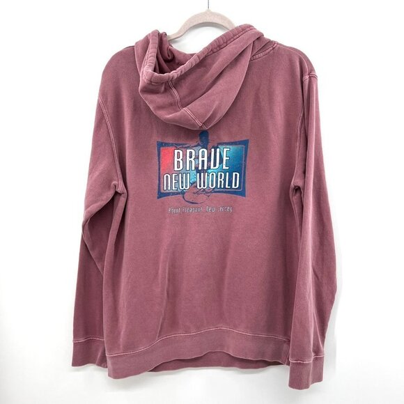 Braue New World Women's Pink Long Sleeve Hoodie Size Small - Picture 9 of 13